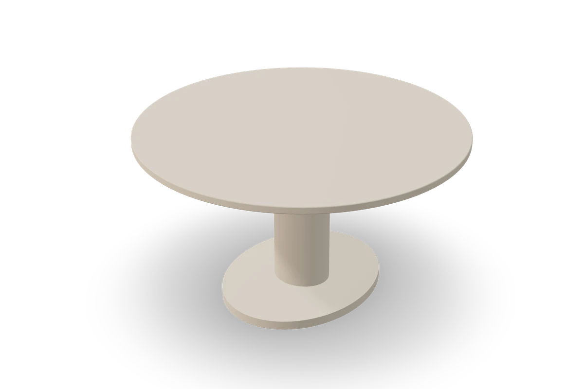 Table ronde cachemire, composition du configurateur IAKO