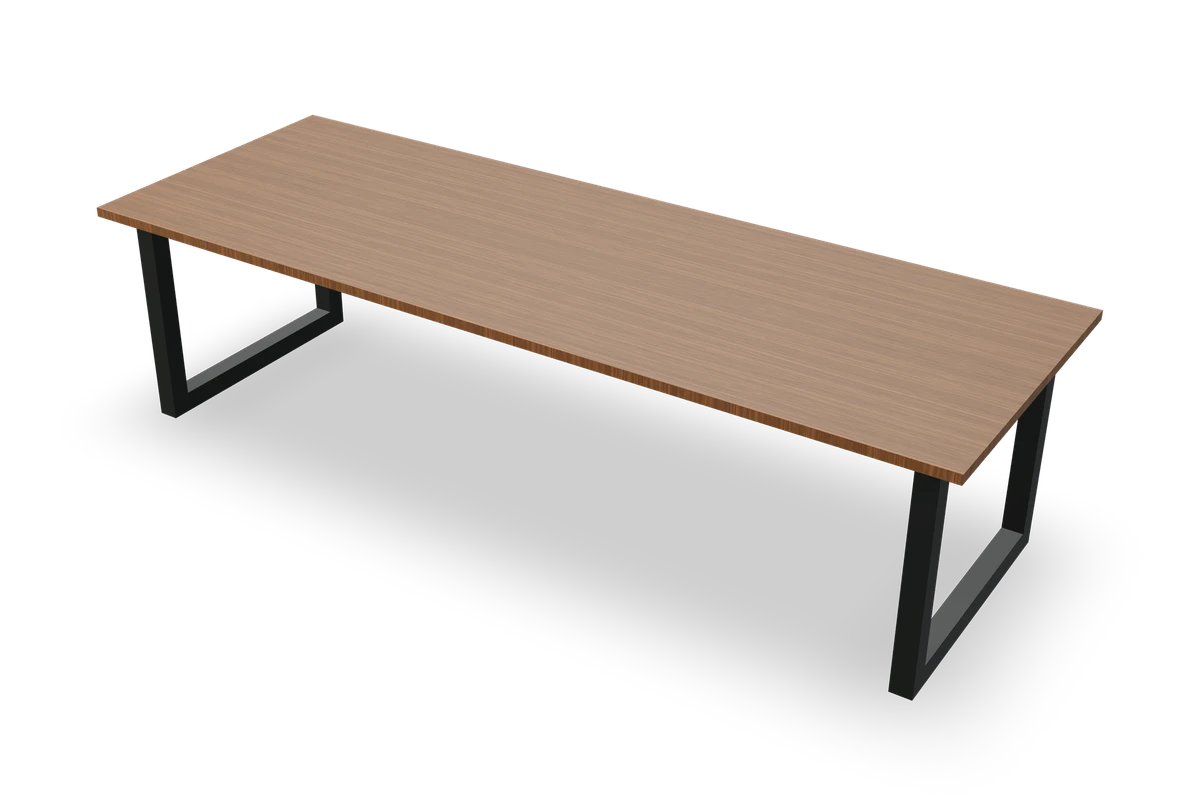 Grande table en noyer, composition du configurateur IAKO